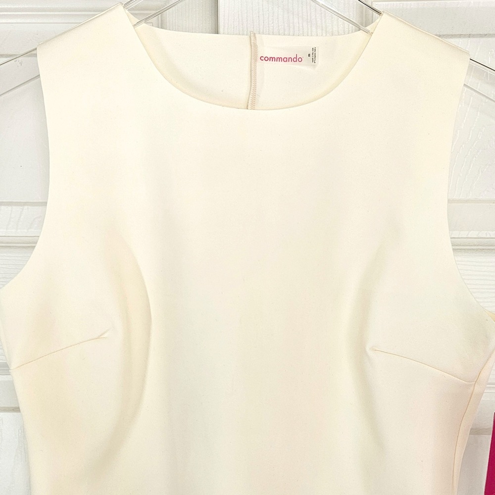 Commando Cream Ribbed Cropped Tank - Picture 4 of 11